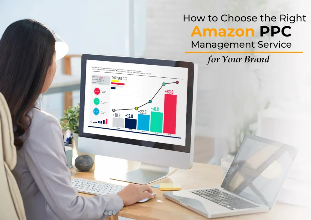 Amazon PPC management service dashboard showing campaign performance growth and analytics