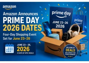 Amazon Announces Prime Day 2026 Dates: Four-Day Shopping Event Set for June 23–26