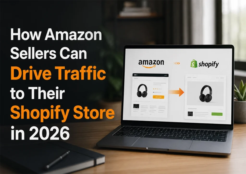 How Amazon sellers can drive traffic to their Shopify store using SEO, content marketing, Google Ads, Meta Ads, and omnichannel ecommerce strategies in 2026