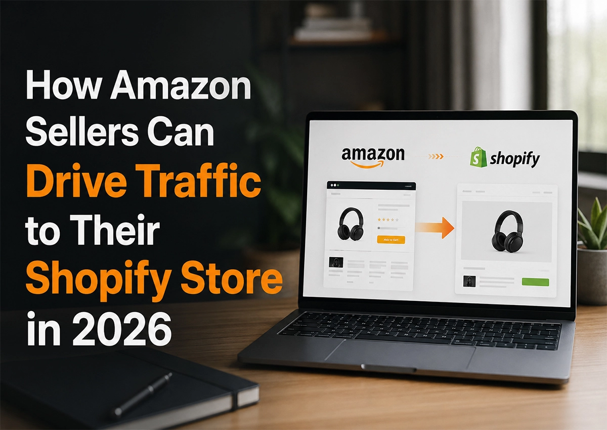 How Amazon sellers can drive traffic to their Shopify store using SEO, content marketing, Google Ads, Meta Ads, and omnichannel ecommerce strategies in 2026