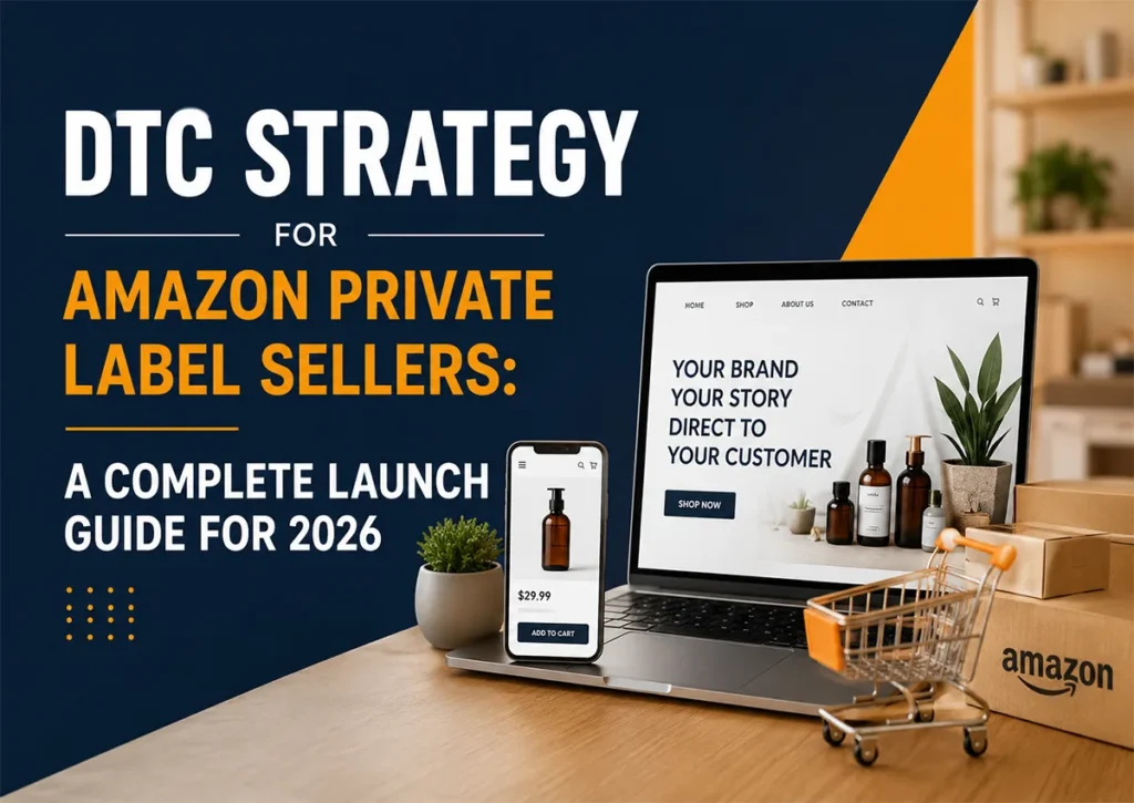 DTC strategy for Amazon private label sellers and 2026 launch guide