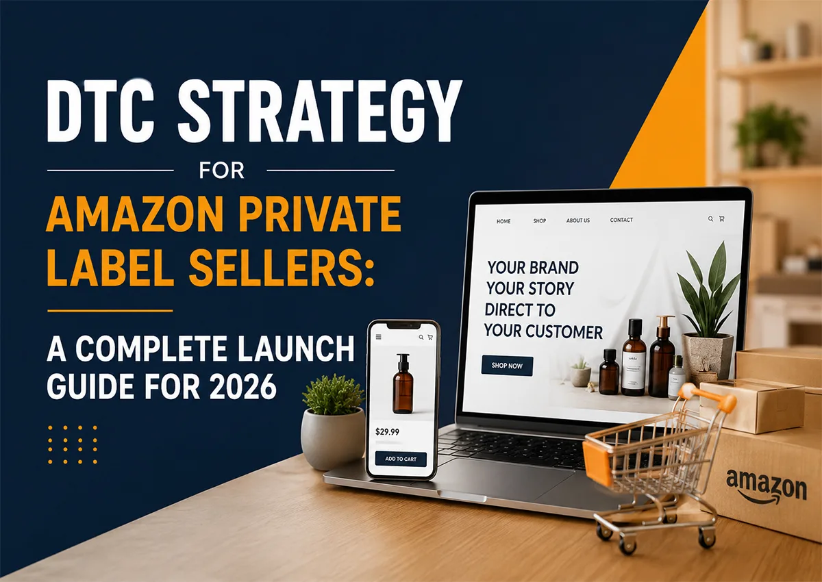 DTC strategy for Amazon private label sellers and 2026 launch guide